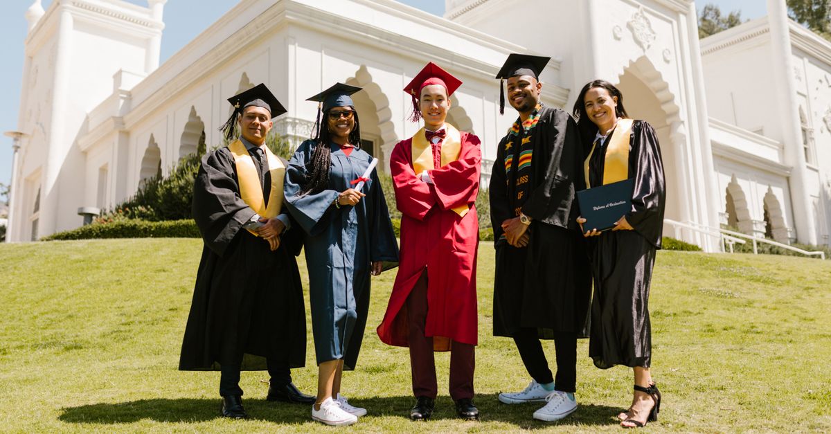 People Wearing Graduation Gowns · Free Stock Photo