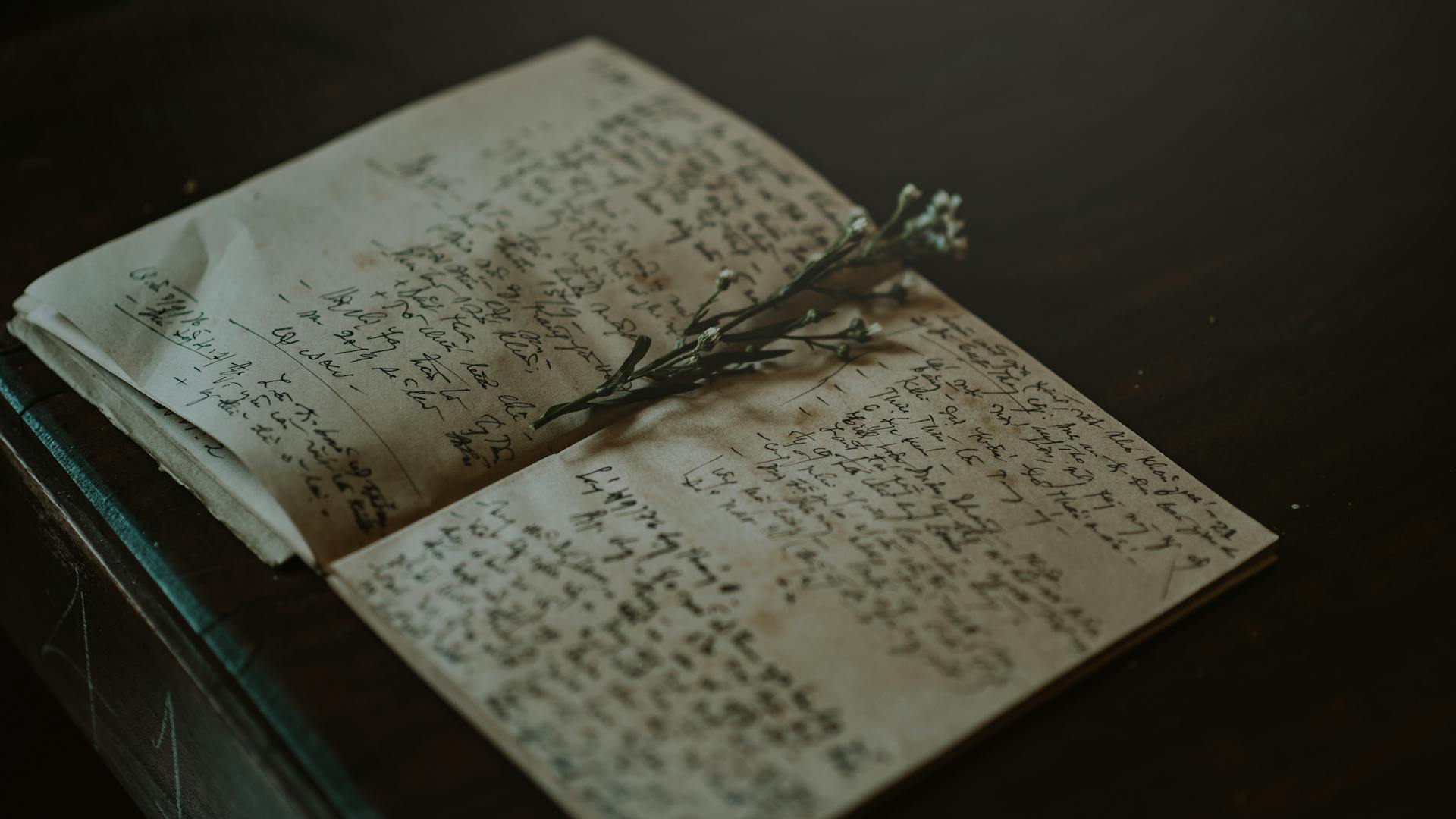 Close-up Photo of White and Black Journal