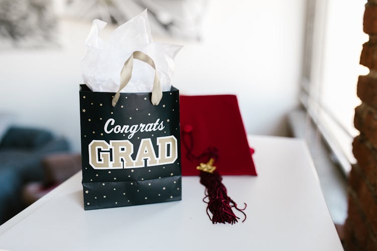 Congrats Grad Gift Bag By Mortarboard