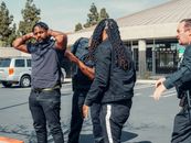 Police Officers Arresting Criminals