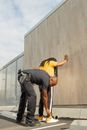A Police Arresting a Man