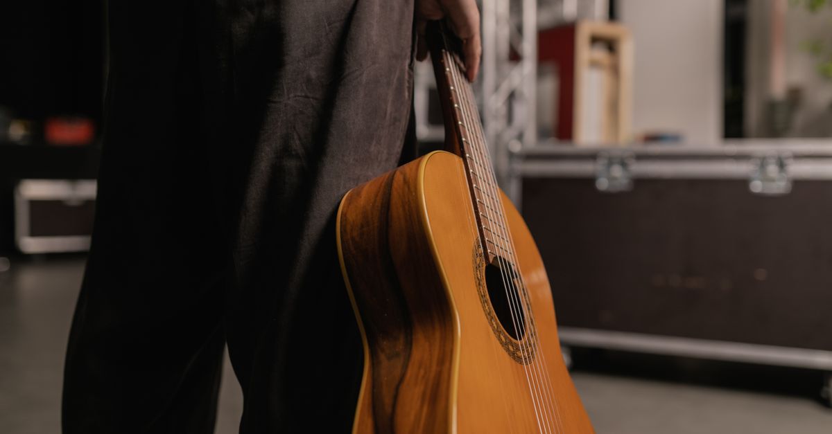 musician meditating backstage before a performance