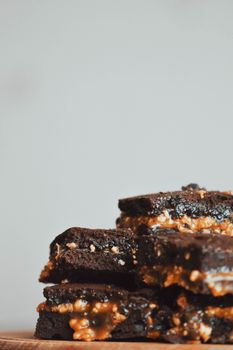 Chocolate Peanut Butter Brownie Chocolate Peanut Butter Brownie Baked Whole Grain Energy Snack Bars