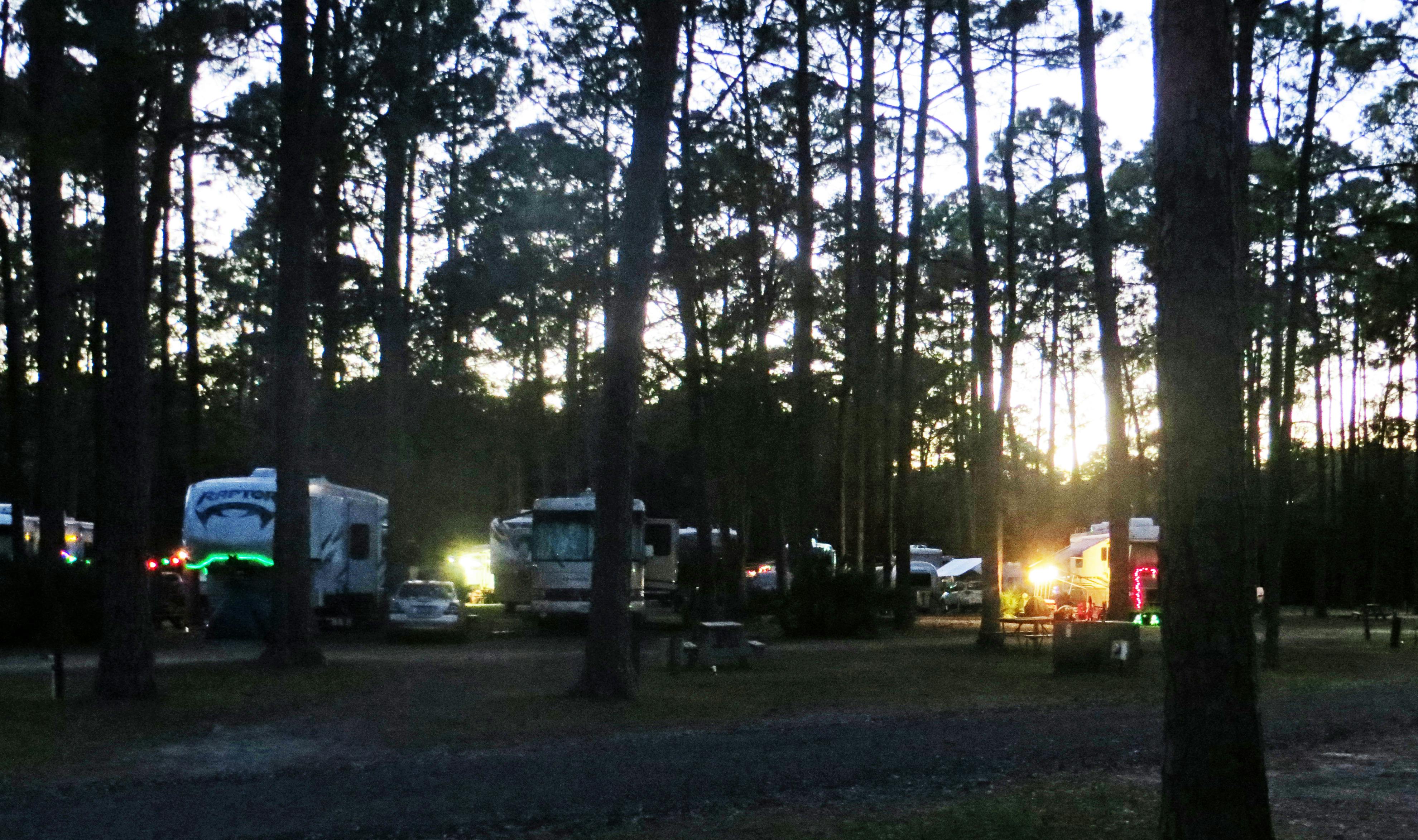 Motorhome parked at a scenic campsite - combining a dedicated sat nav with Google Maps gives you the safest motorhome travel experience