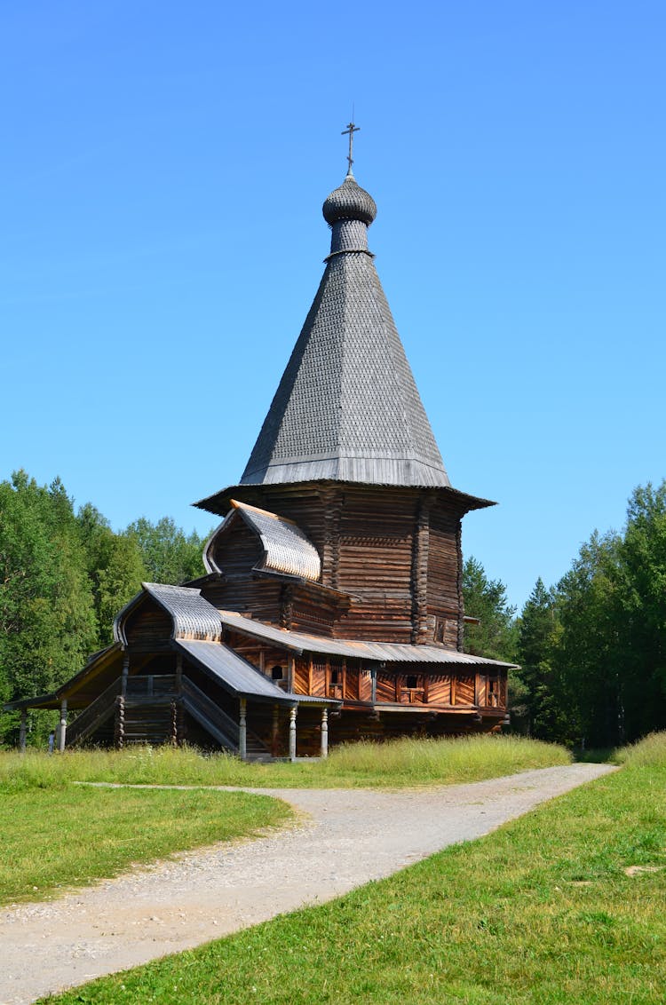 Malye Korely State Museum Of Wooden Architecture In Primorsky District Of Arkhangelsk Oblast, In The North Of Russia