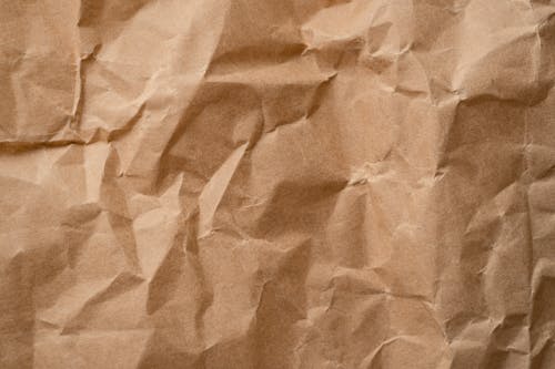A Beige Crumpled Paper