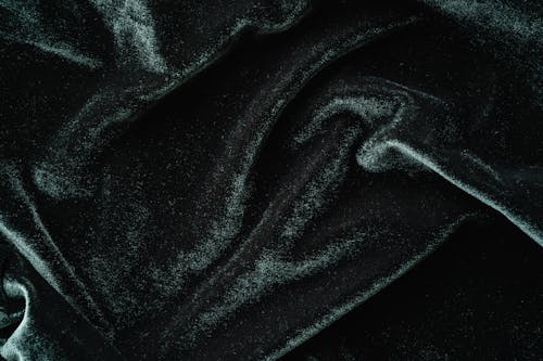 Black blanket in Close-Up Photography 