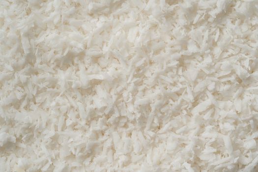 Close-Up Photo of White Coconut Shavings