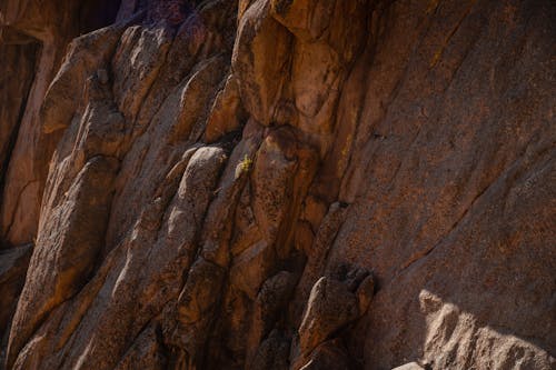 Close Up Photo of Brown Rock Formation