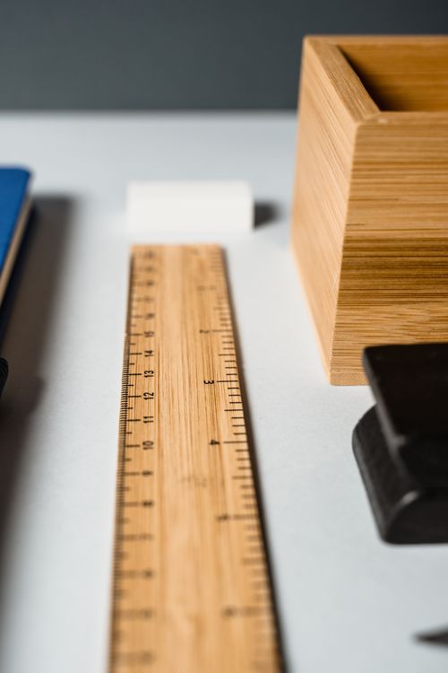 Close-Up Photo of Wooden Ruler · Free Stock Photo