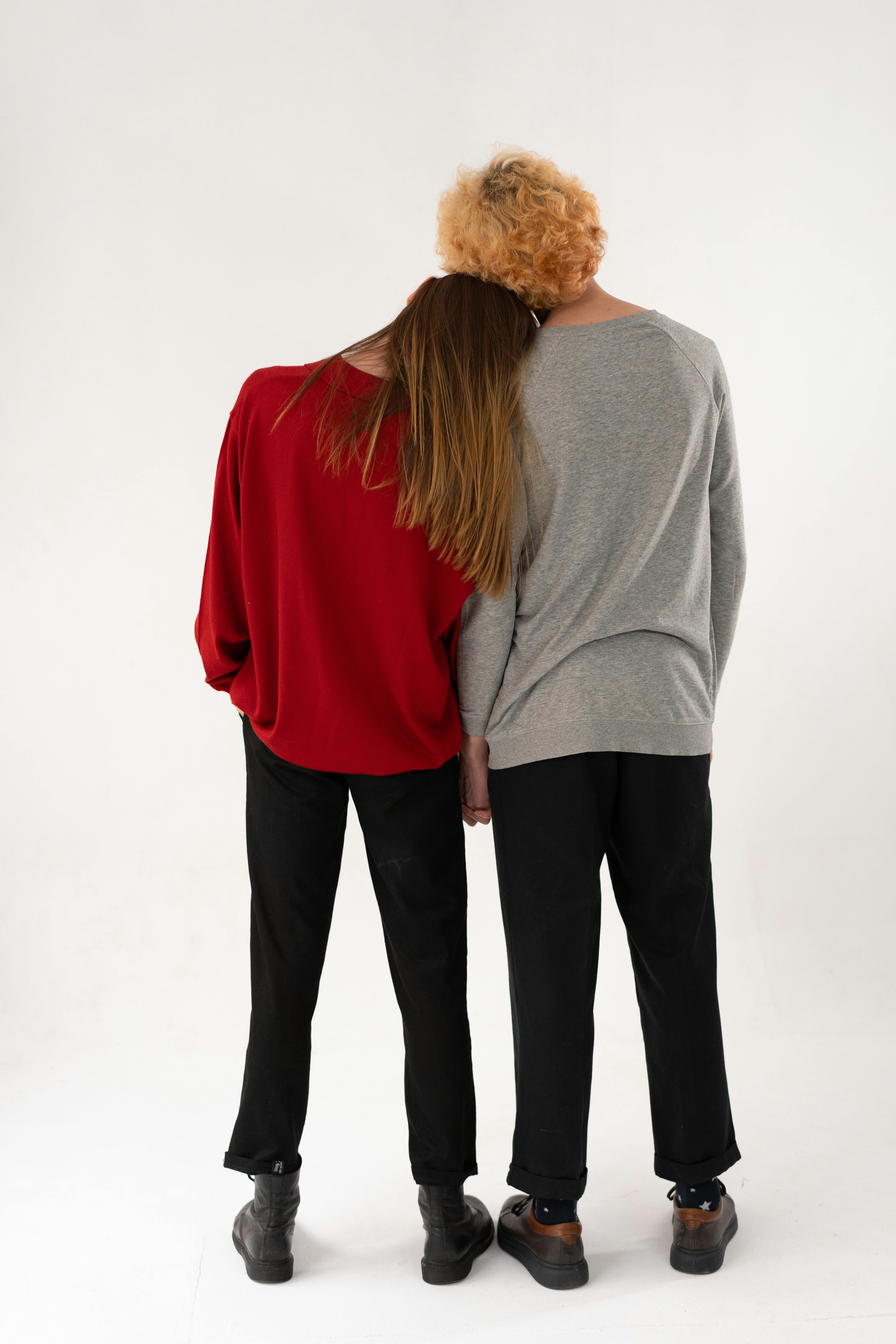 A Couple Leaning on Each Other · Free Stock Photo