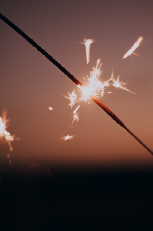 Close Up Shot of a Sparkler