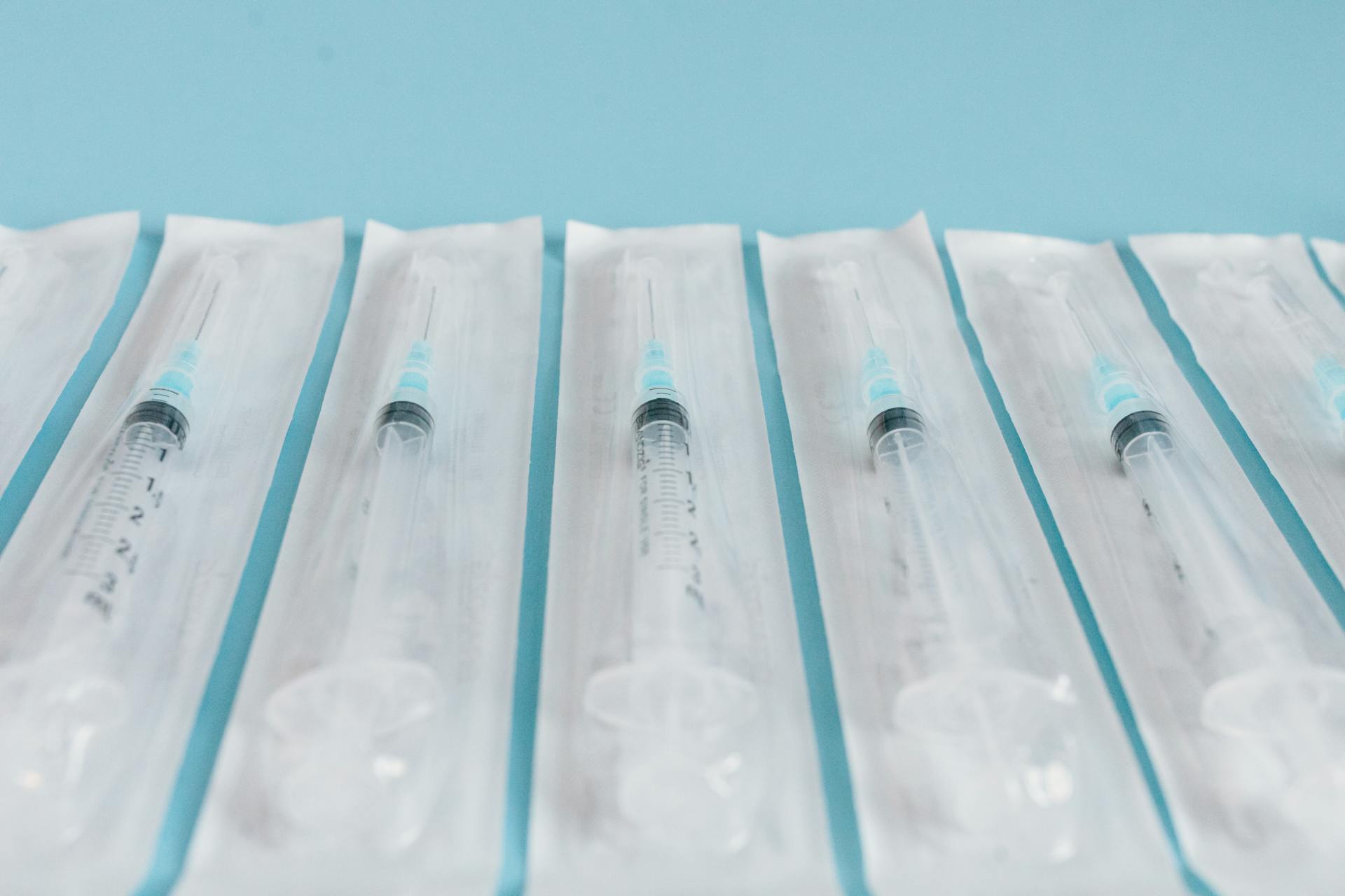 New Syringes in a Packed