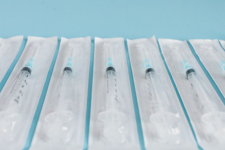 Sterile disposable syringes