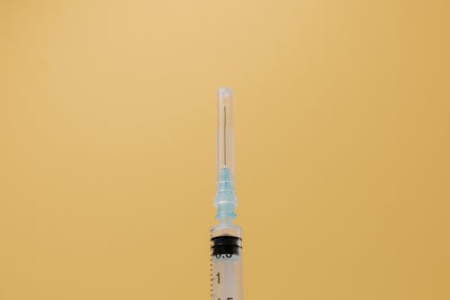 Close-Up Shot of a Syringe
