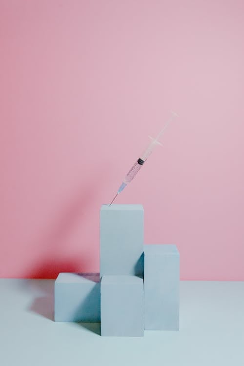 Close Up Shot of a Syringe