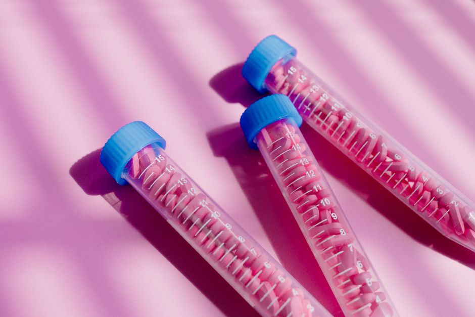 Scientific research of peptides in a lab