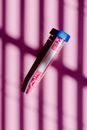 Blue and Clear Plastic Tube