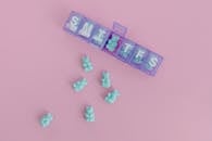 Pink and White Plastic Organizer