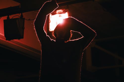 Foto profissional grátis de escuro, iluminado por trás, leve