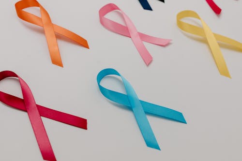 Free A Variety of Cancer Awareness Ribbons  Stock Photo