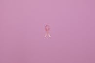 Pink Heart Balloon on Pink Background