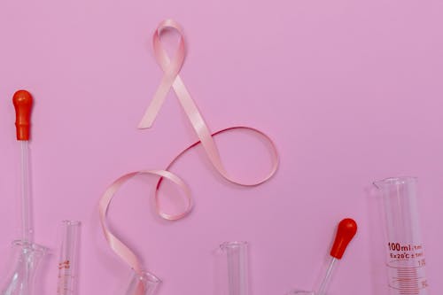 Free A Pink Ribbon For Breast Cancer Awareness Stock Photo