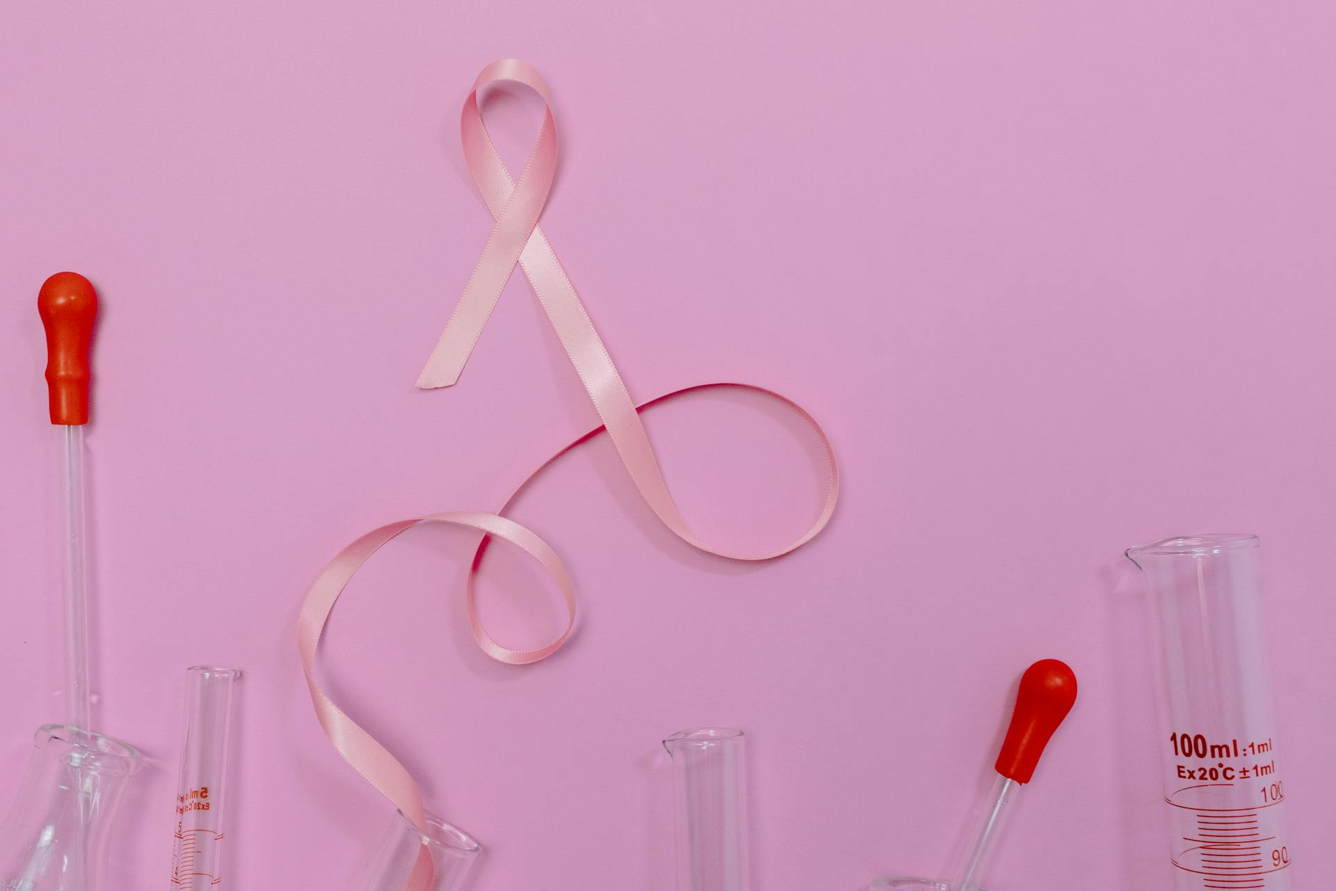 Un ruban rose pour la sensibilisation au cancer du sein