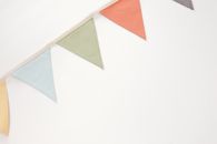 White Red and Blue Textile