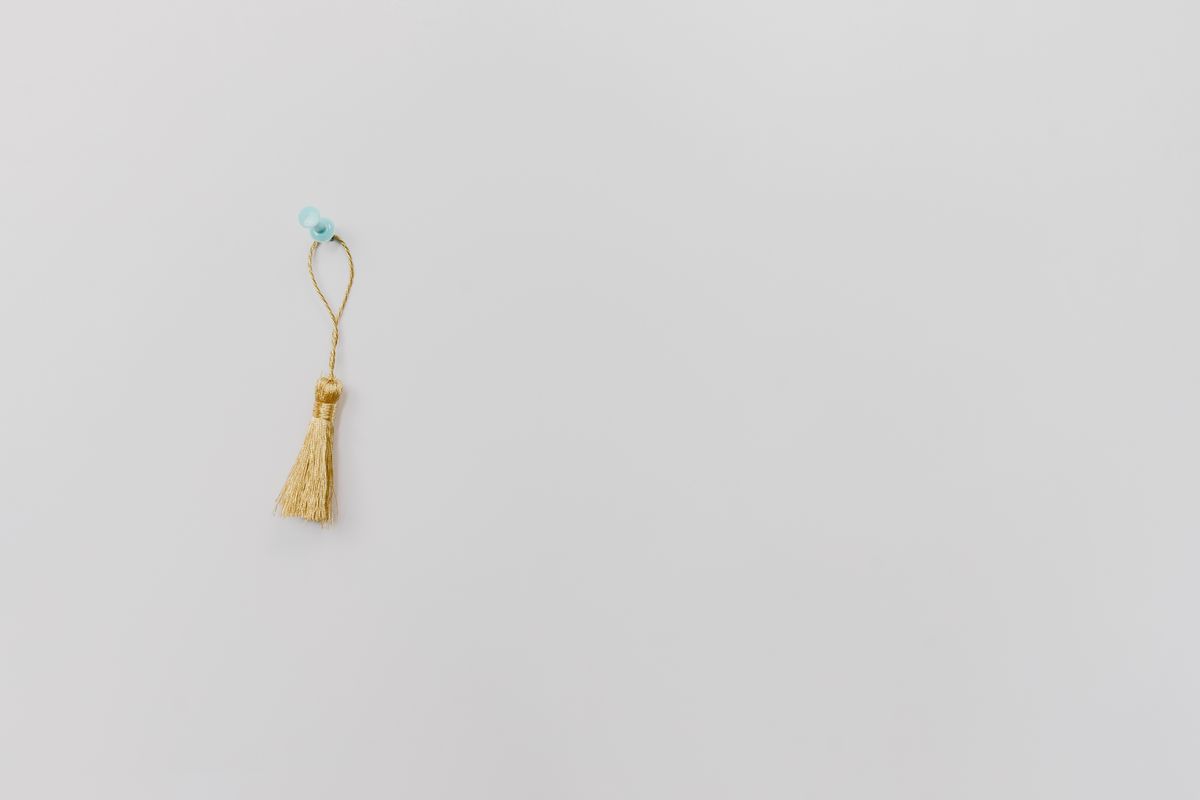 Suede Tassel Bag Charm