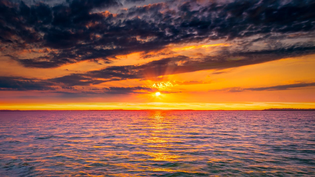 
The Beautiful Sea during the Golden Hour