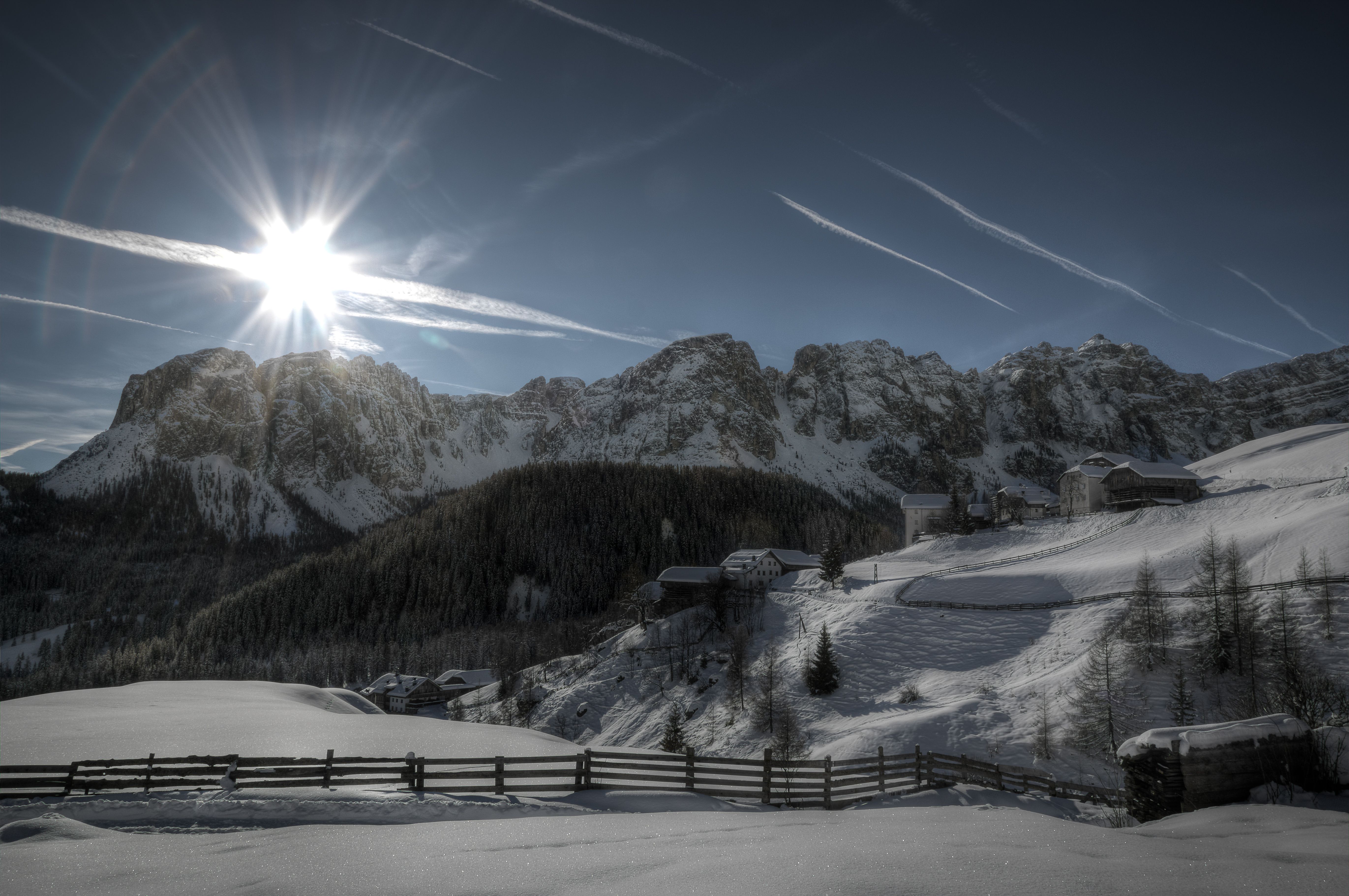 Snow Covered Mountain Illustration · Free Stock Photo