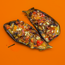 Brown Slice Eggplants