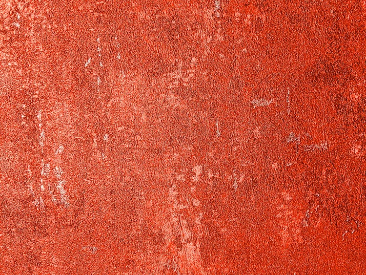 Old Wall With Red Paint
