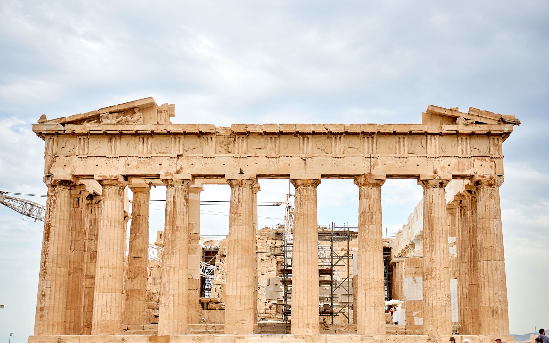 Explore the magnificent ancient ruins of the Parthenon, an iconic landmark in Athens, Greece.