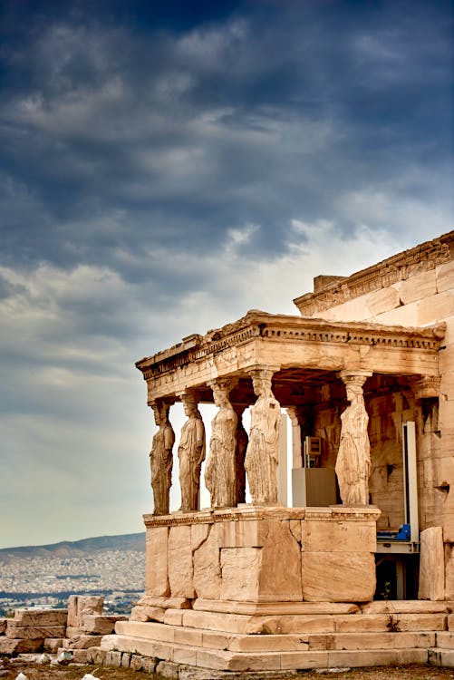Eeuwenoud historisch gebouw in Athene