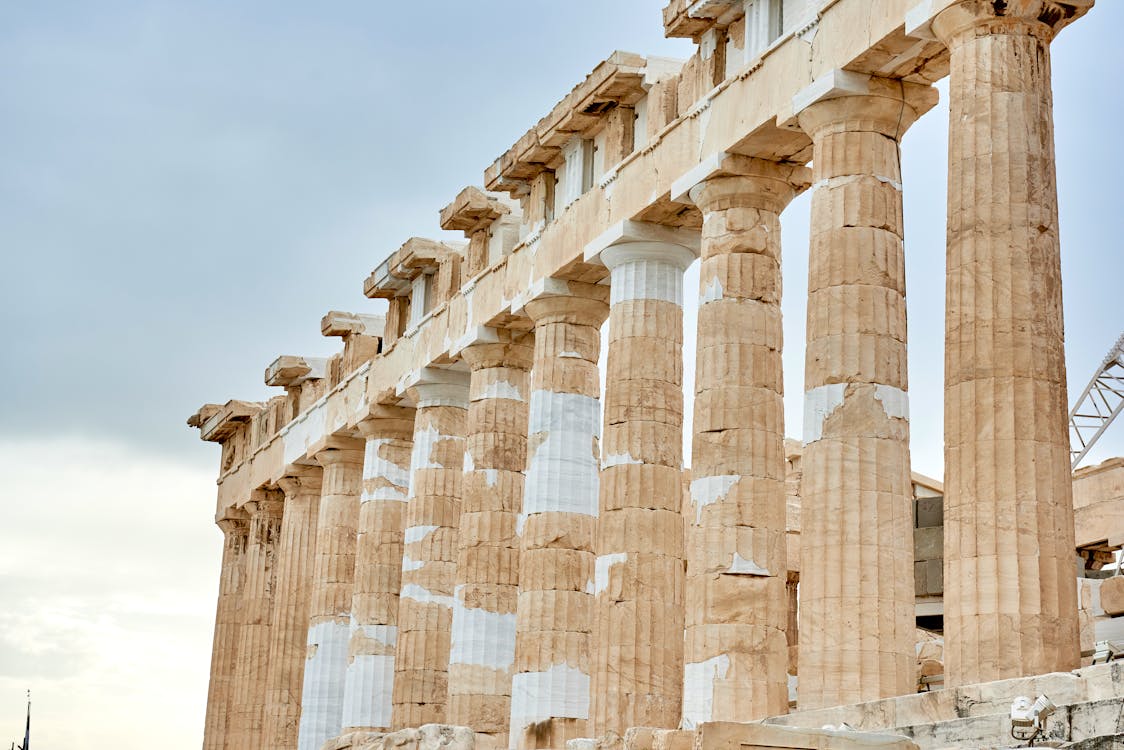 パルテノン神殿アテネ ギリシャ 無料の写真素材