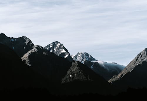 Schneebedeckter Berg