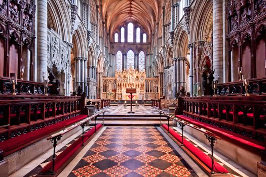 A Cathedral Aisle