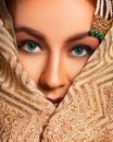 Close-Up Photo of a Woman's Green Eyes