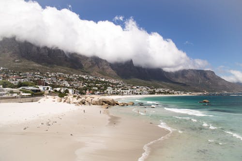 Photograph of a Beach with White Sand