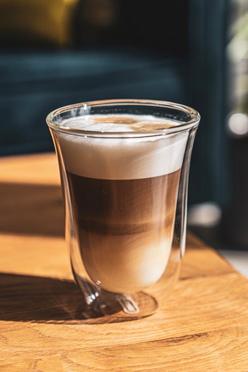 Kostnadsfri bild av cappuccino, dricksglas, dryck