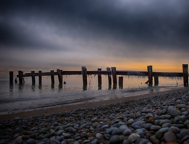 Brown Wooden Dock