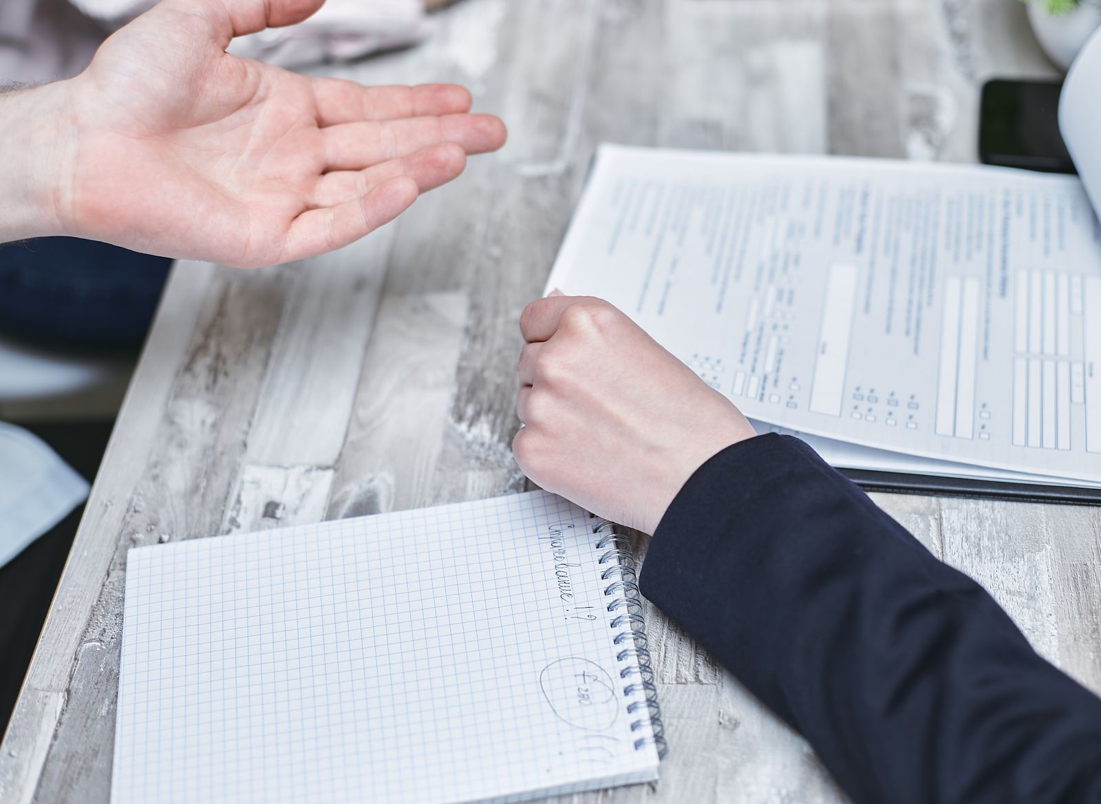 პროფესიული დოკუმენტები მთარგმნელობით სამუშაო მაგიდაზე