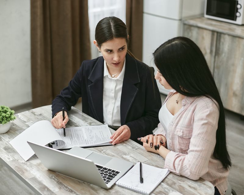 Executive advisory session in a modern office