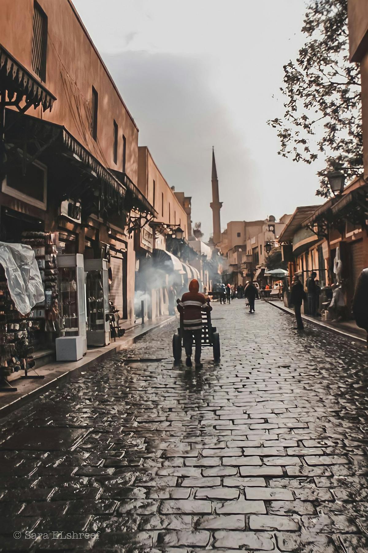 Kitchen tools and ingredients laid out for cooking a grain bowl