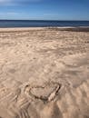Photo of a Heart Shape on the Sand