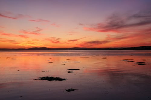 Body of Water During Sunset