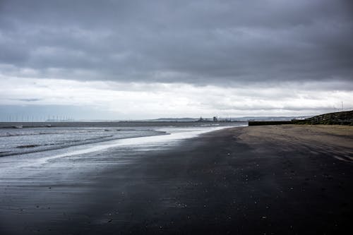 Seashore During Gloomy Day