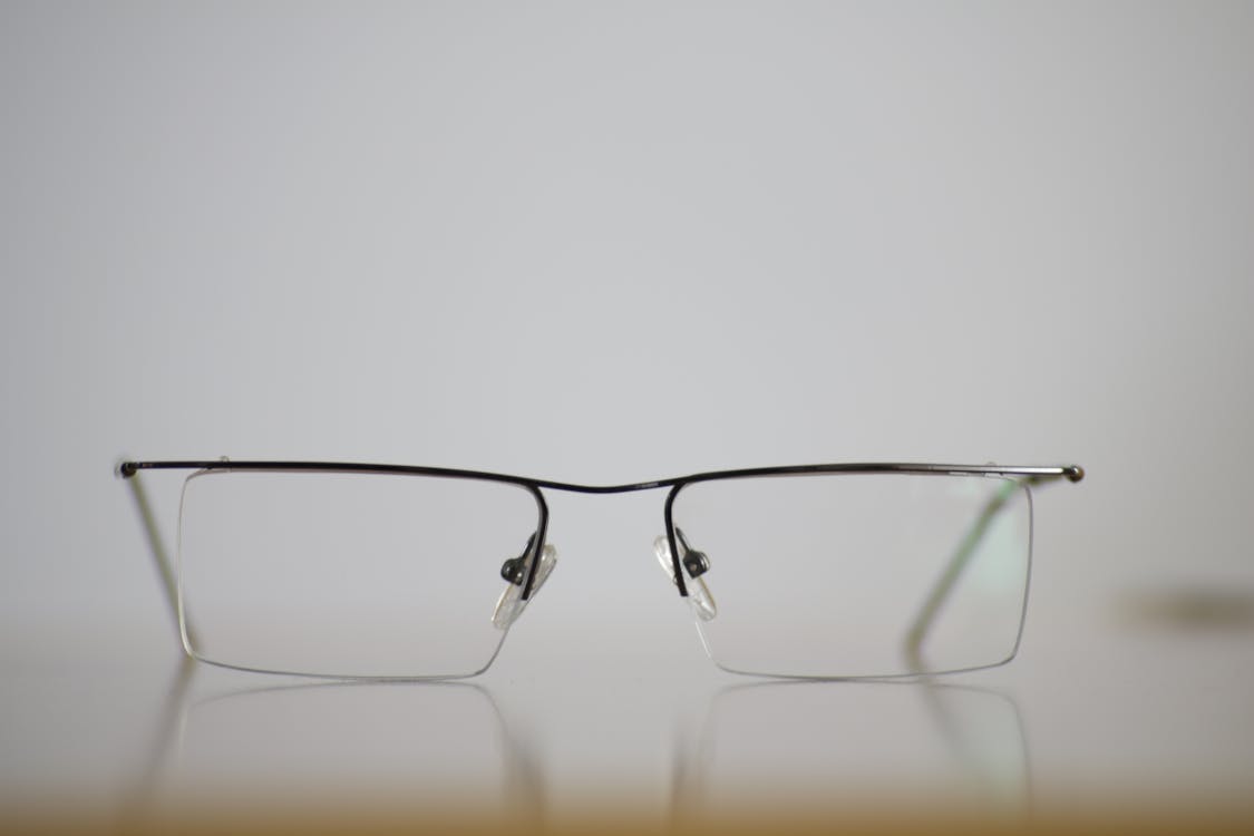 Close-Up Photo of Eyeglasses